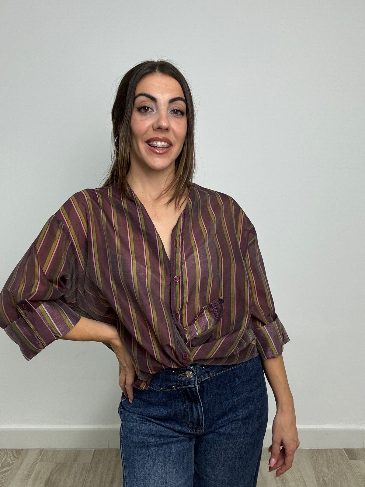 CAMISA MORADA