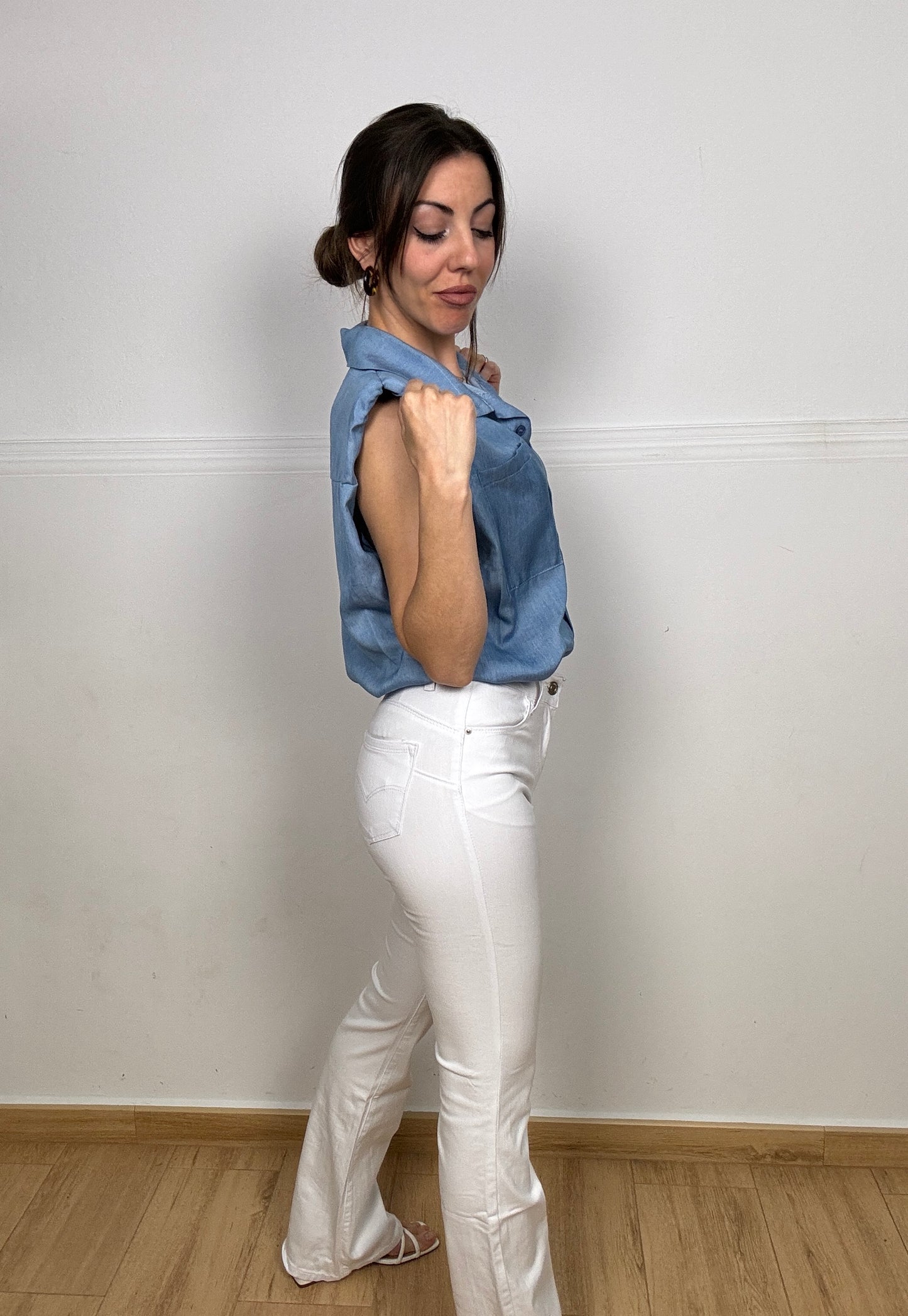 PANTALÓN LEVIS CAMPANA BLANCO