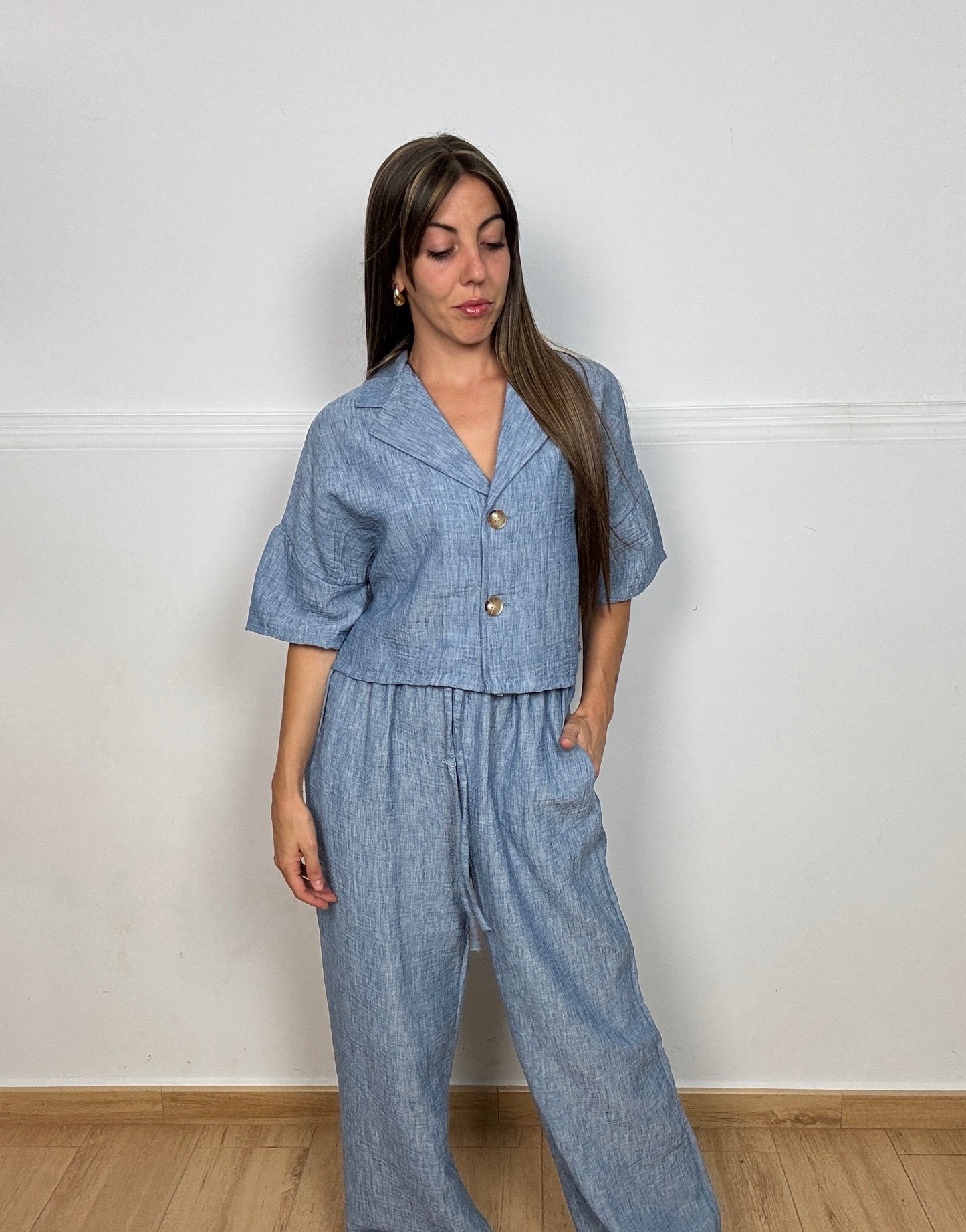CONJUNTO ROMA AZUL