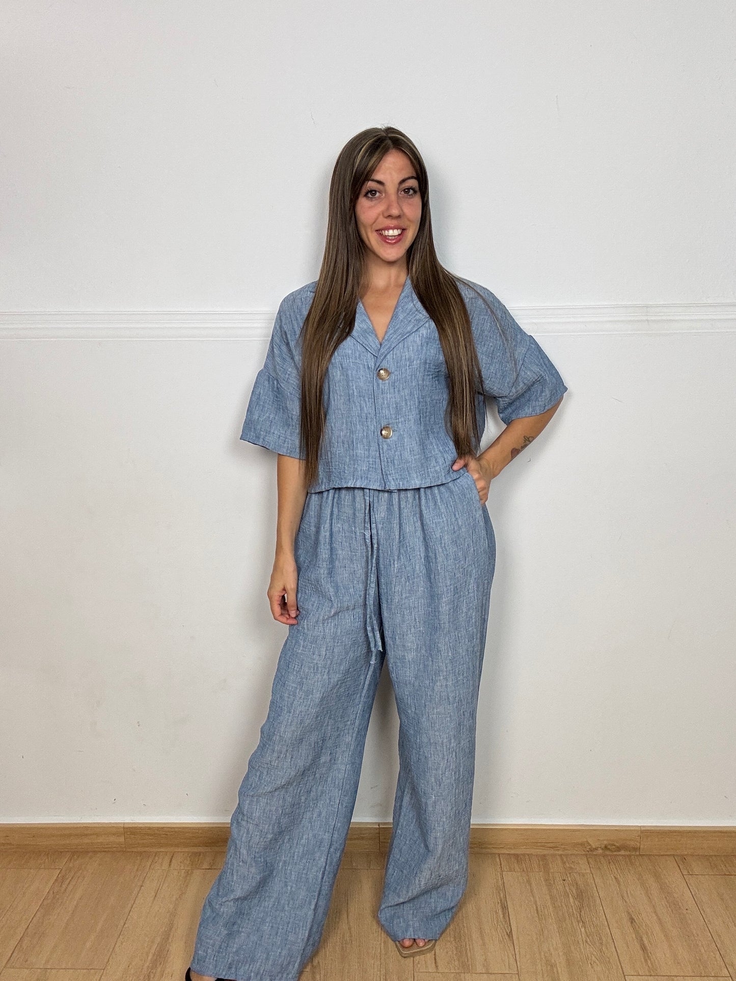 CONJUNTO ROMA AZUL