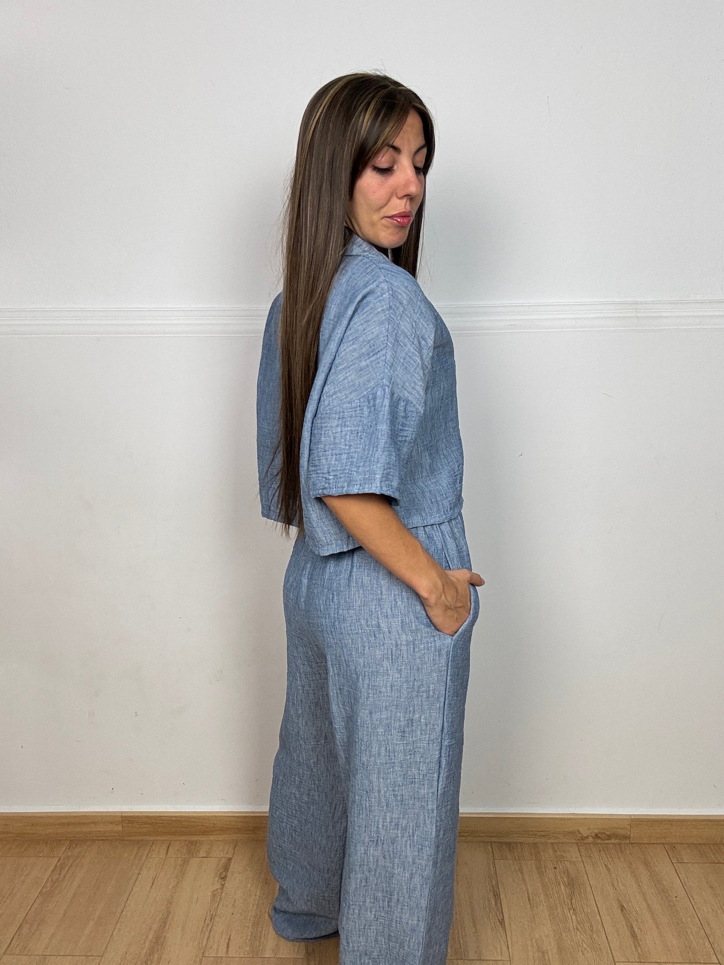 CONJUNTO ROMA AZUL