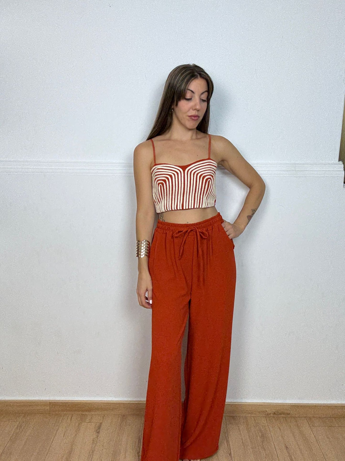 CONJUNTO FLOR PECHO