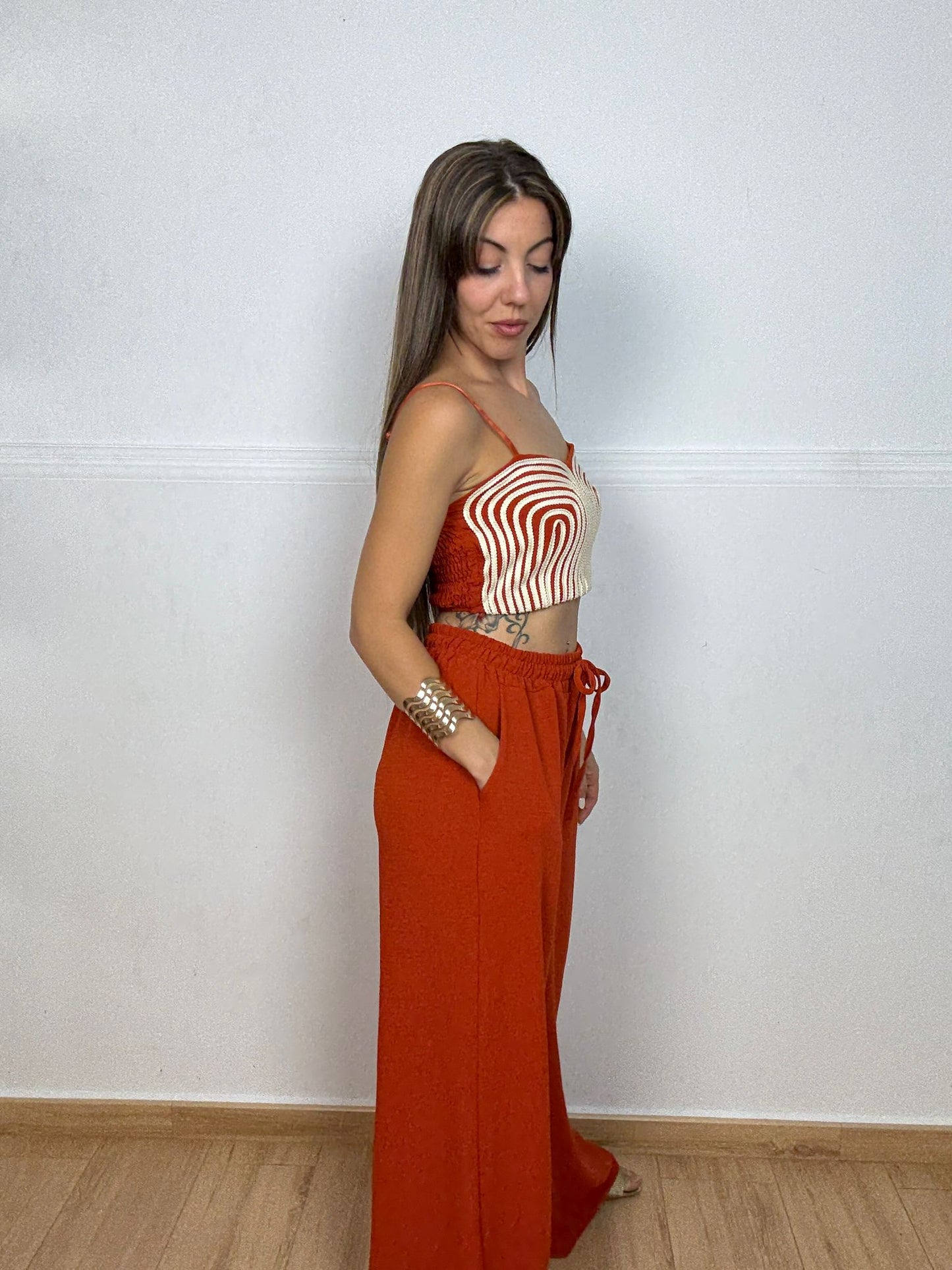 CONJUNTO FLOR PECHO