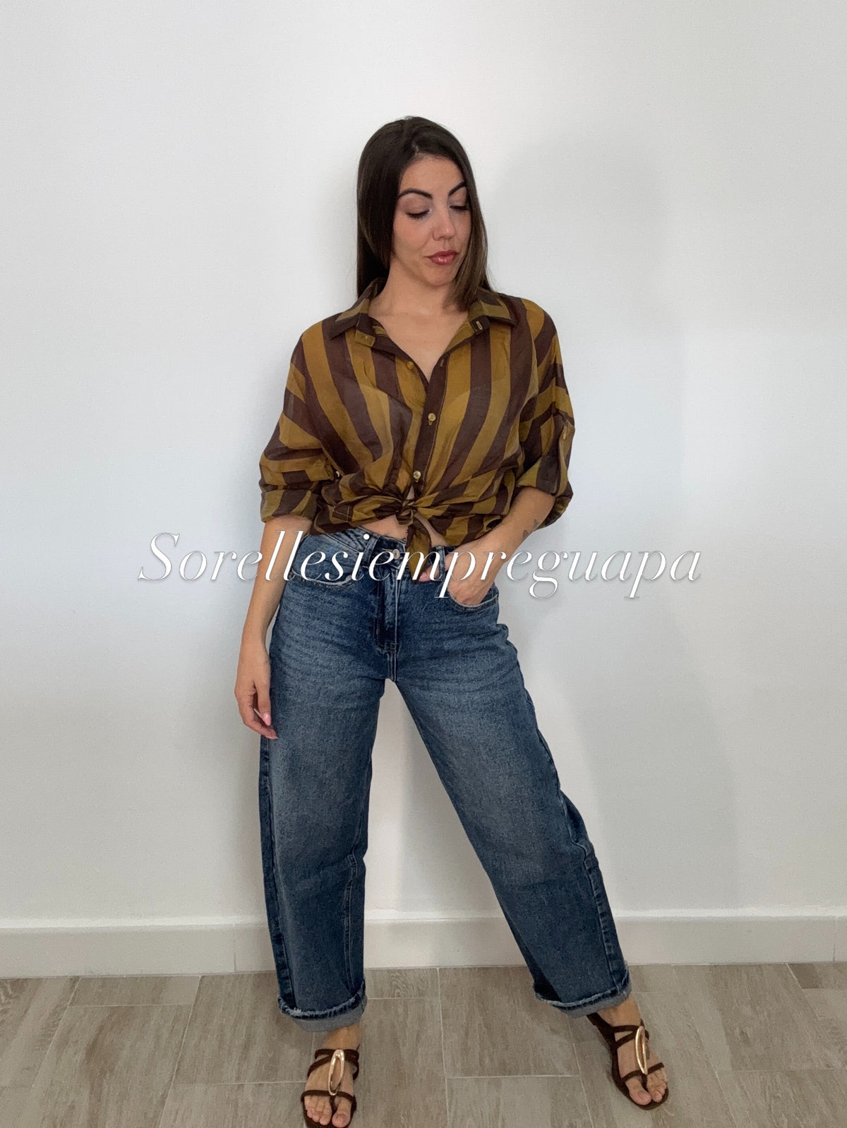 CAMISA SEMITRANSPARENTE SARA