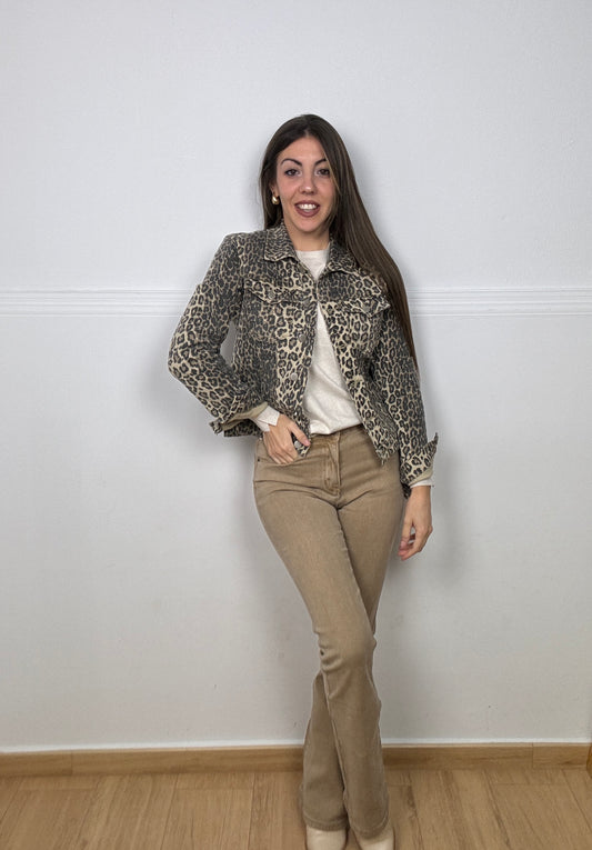 CHAQUETA LEOPARDO TEJANA