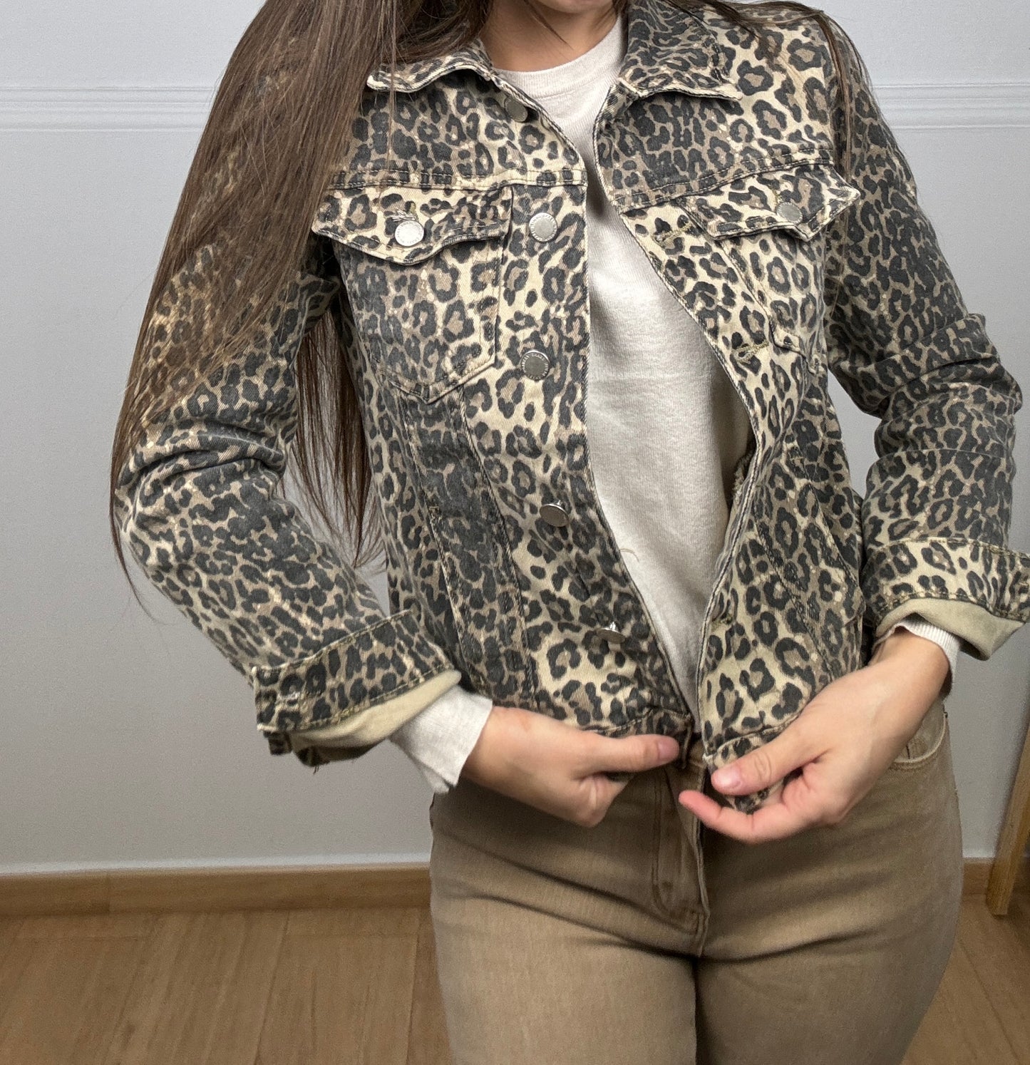 CHAQUETA LEOPARDO TEJANA