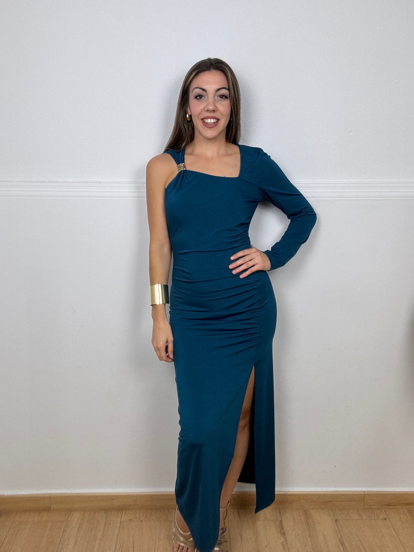 VESTIDO EGIPCIO AZUL