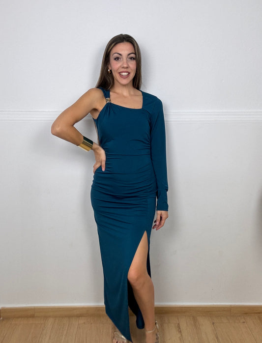 VESTIDO EGIPCIO AZUL