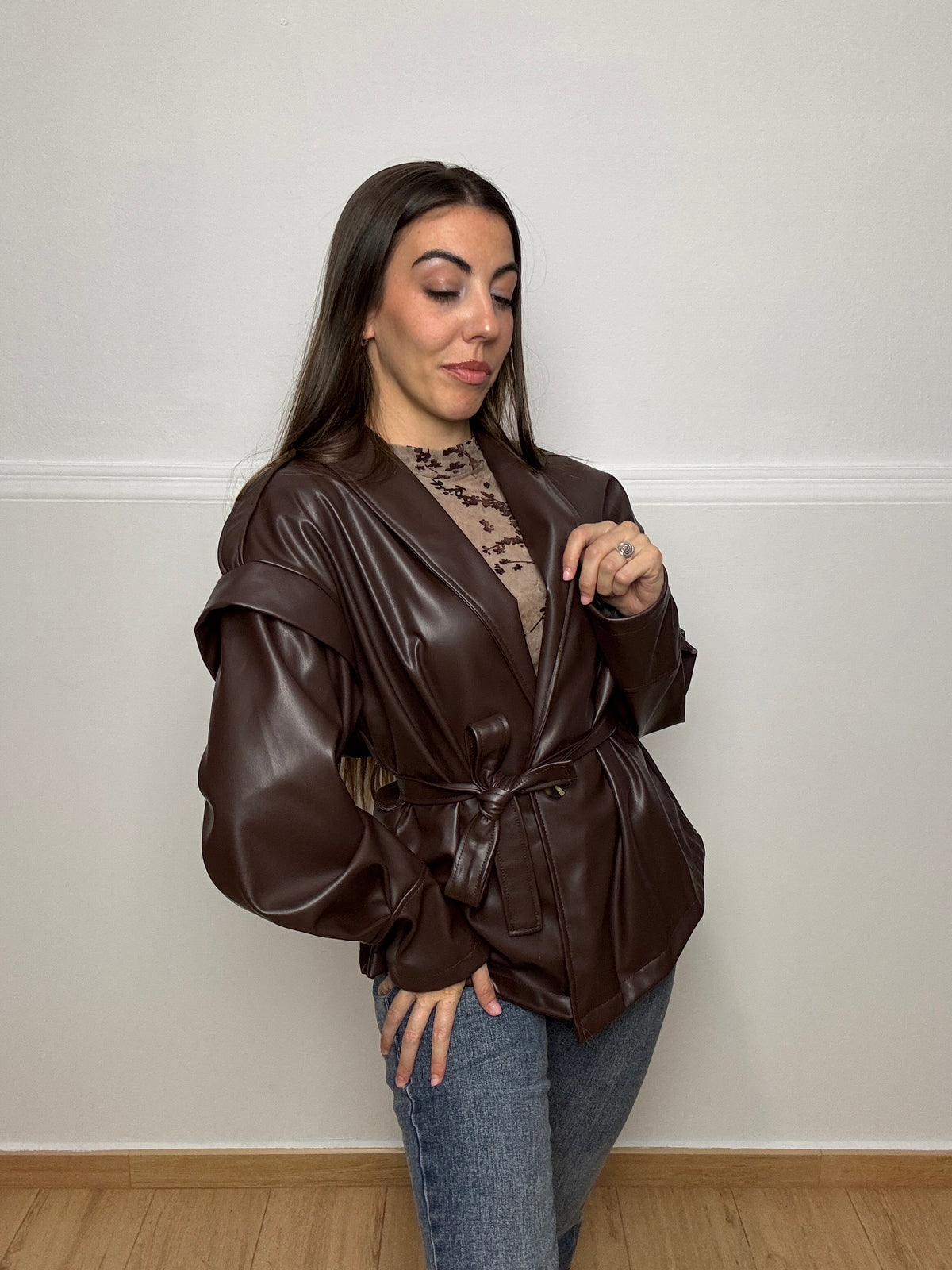 CHAQUETA POLIPIEL MANUELA