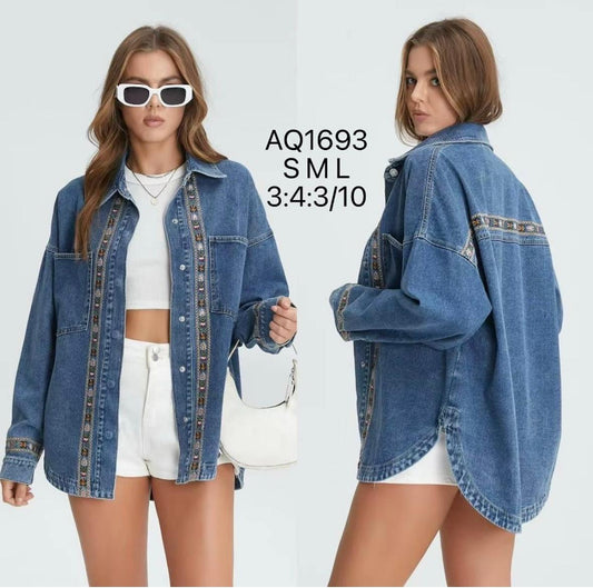 CAMISA/CHAQUETA VAQUERA BORDADA